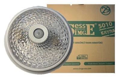 Sensörlü 2xE-27 Duylu Tavan Armatür 10lu Paket