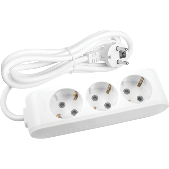Viko Multi-let Üçlü Priz Topraklı Kablolu Çoçuk Korumalı 2 mt