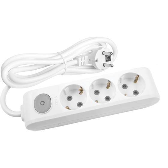 Viko Multi-let Üçlü Priz Anahtarlı Topraklı Kablolu Çoçuk Korumalı 2 mt