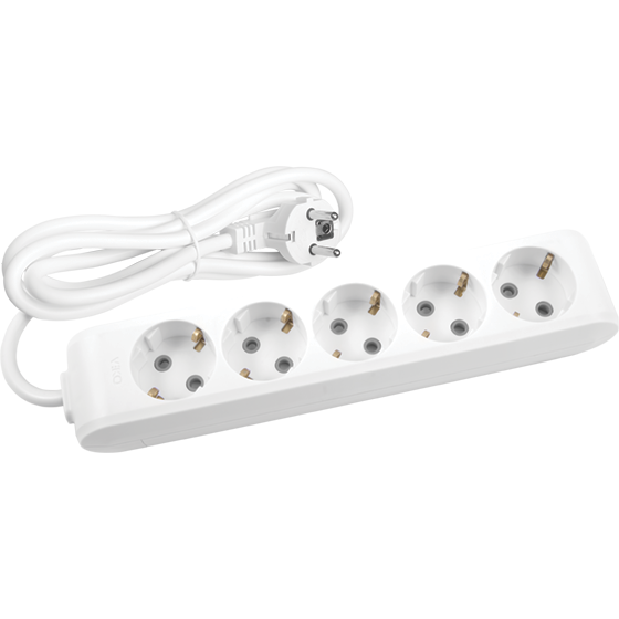 Viko Multi-let Beşli Priz Topraklı Kablolu Çoçuk Korumalı 2 mt