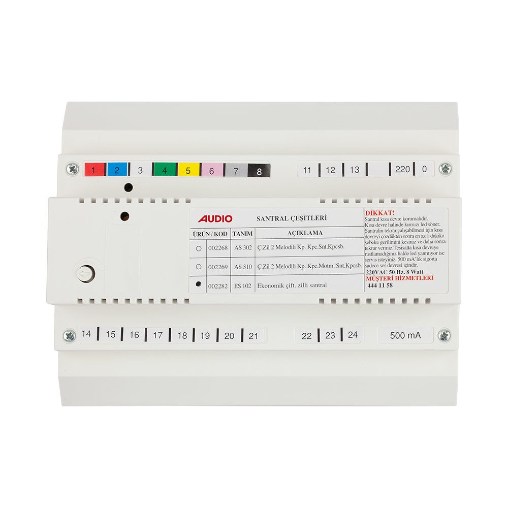 Audio ES 102 Kapıcısız Çift Zilli Santral