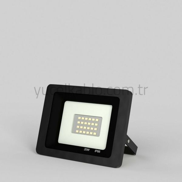 20W Smd Ledli Projektör Yeşil