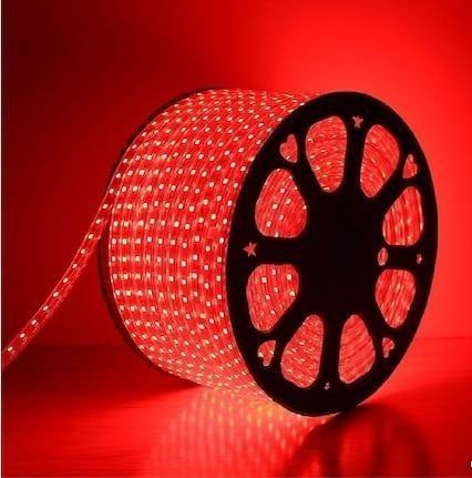 3 Çipli 220V Silikonlu Hortum Şerit Led Sarı 3000K