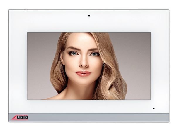 Audio 10'' Slim Bus Plus Görüntülü Dokunmatik Ekranlı Handsfree Diafon Hafızasız - BEYAZ
