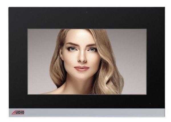 Audio 10'' Slim Bus Plus Görüntülü Dokunmatik Ekranlı Handsfree Diafon Hafızasız - SİYAH