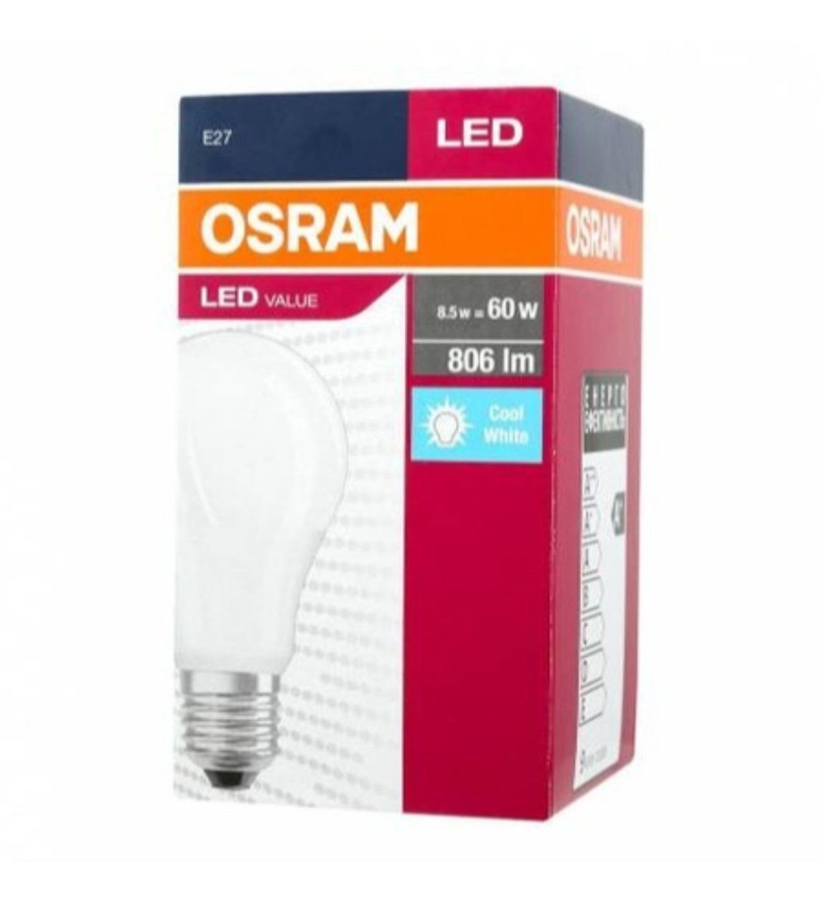 Osram Value CLA 60 8.5W Led Ampul E27