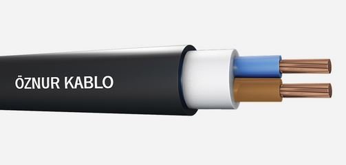 Öznur 2x6 mm N2XH ( Halojen Free NYY ) Kablo