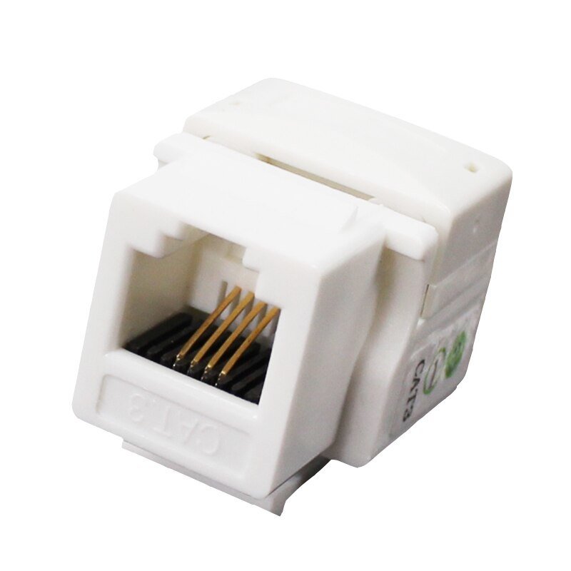 CAT3 RJ 11 Keystone Telefon Konnektörü