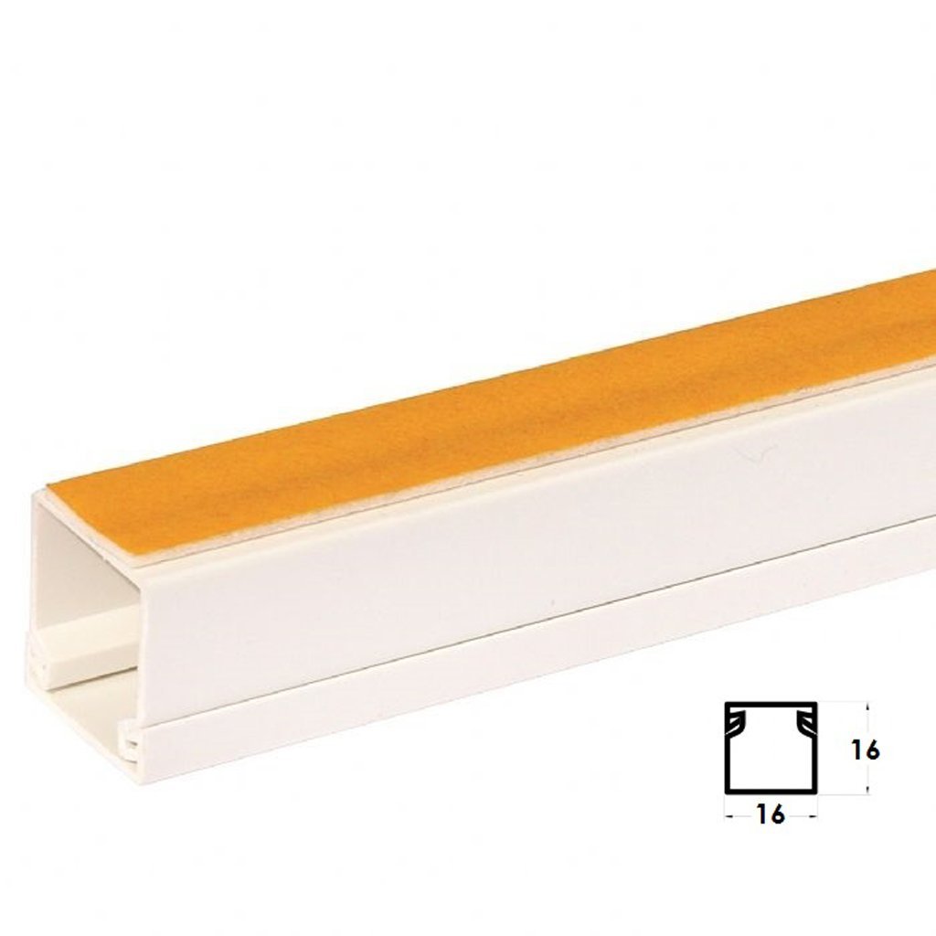 16x16 Yapışkanlı Kablo Kanalı 2mt