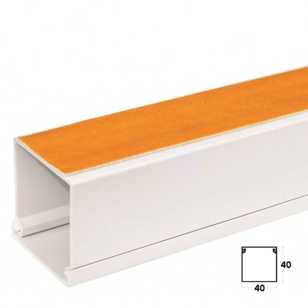 40x40  Yapışkanlı Kablo Kanalı 2mt