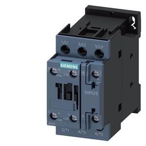 Siemens Sirıus Üç Fazlı AC 230V Bobinli 7,5 KW 17A 1NO+1NC S0 Boy Kontaktör