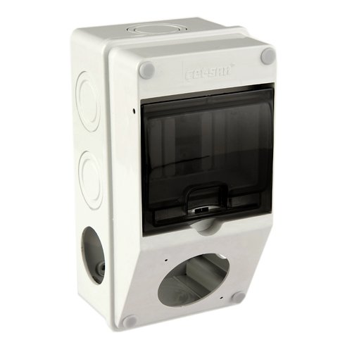 6 Otomat Kapasiteli Boş 1'li Kombinasyon Kutusu IP54 220x130x115 DELİKLİ