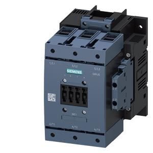 Siemens Sirıus Üç Fazlı AC 230V Bobinli 55 KW 115A 2NO+2NC S6 Boy Kontaktör