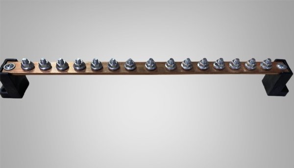 1 Giriş 10 Çıkış Bakır Nötr Toprak Eş Potansiyel Bara 270x40x39 250A 4x20