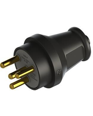Kauçuk 3x25 A Trifaze Fiş