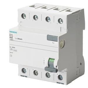 Siemens 3x63A 300mA Tip-AC  3F+N Kaçak Akım Rölesi
